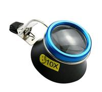 Fegtrtyoa 10X Eyeglass Magnifier Clip-on Eye Magnifier Portable Eyepiece Craft Operator Watchmaker Repair Tool Easy to Use