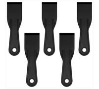 Fegtrtyoa 2 Inch Plastic Putty Knife Set, 5 PCS Flexible Paint Scraper Tool for Taping Drywall Wall Painting