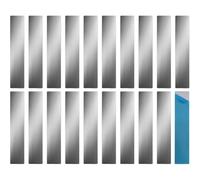 Fegtrtyoa 20pcs Adhesive Metal Plates for Magnetic Mount with Strong Adhesive Backing for Magnets on Non-Steel Vents