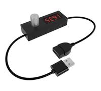 Fegtrtyoa 24H USB Countdown Timer with Digital Display Safe Low Voltage Operation USB Power Timer Cord Adjustable Plug and Play USB Extension Adapter
