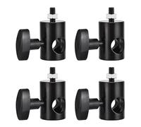 Fegtrtyoa 4PCS Light Stand Adapter Rapid Adapter Convert Multi Functional Adapter, Light Stand Tip Boom Arm Photography Accessory