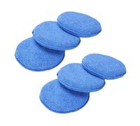 Fegtrtyoa 6 x Microfibre Foam Sponge Polish Wax Applicator Pads Car Home Cleaning