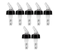 Fegtrtyoa 7PCS 30ml Plastic Liquor Pourer Olive Oil Wine Bottle Pour Spout Plug Stopper Cork Wine Dispenser Leakproof