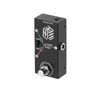 Fegtrtyoa ABY Switch Guitar Pedal - Mini Metal Casing Anti-Slip Compact Design for Efficient Signal Transmission