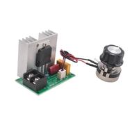 Fegtrtyoa AC 220V Dimming Speed Electronic Voltage Regulator 8000W SCR Motor Control Temperature Adjustment