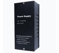 Fegtrtyoa Access Control Switch DC 12V-14V 5A 2 Locks Double Relay Power Supply AC110-230V Door Power Source Works for Video Intercom