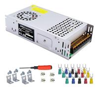 Fegtrtyoa Aluminum Alloy 24V 20A 480W Switching Power Supply-Power Regulated, Suitable for LED/Monitoring Projects