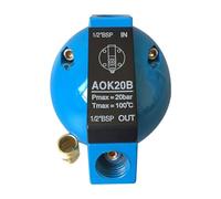 Fegtrtyoa AOK20B Drain Valve, Automatic Float Accessories Dn15 20bar for Air Compressor