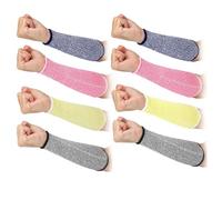 Fegtrtyoa Arm Protectors for Thin Skin and Bruising Cut Forearm Sleeve HPPE 4 Pairs