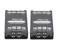 Fegtrtyoa Audio Isolator Passive Isolator BOX Common Ground Filter Isolator Current Sound Noise Mixer