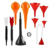 Fegtrtyoa Automotive Funnels Set Wide Mouth Fuel Funnels for Water/Gasoline/Coolant/Engine Oil