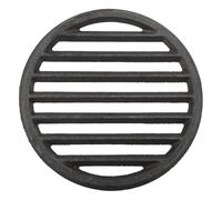 Fegtrtyoa BBQ Grill Grate Round Cast Iron Bottom Fire Grate,High Heat Charcoal Plate Grill Parts 9 Inch