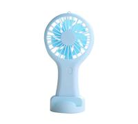 Fegtrtyoa Blue Portable Mini Handheld Fan USB Rechargeable Fan for Office Dormitory Student Gift Long Endurance