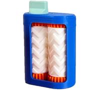 Fegtrtyoa Business Card Embosser Portable 3D Embossed Dual Rollers Mini Embosser Stamp for DIY Cards Scrapbooking Crafts A