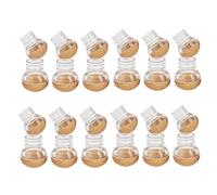 Fegtrtyoa Chair Leg Floor Protectors for Hardwood Floors with Felt Pads Covers to Protect Wood Furniture Leg Feet Cup 24pcs M