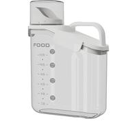 Fegtrtyoa Clear Airtight Food Storage Containers Set with Lids, for Pantry Organizing, Kitchen Dry Food Keeper and Pour Spout C