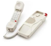 Fegtrtyoa Corded Phone Trimline with SOS Emergency Button Wall Mountable American Telephone White
