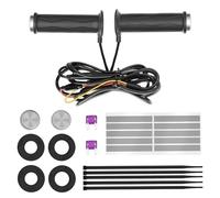 Fegtrtyoa DC 12V Motorcycles Heated Grips Waterproof Adjustable Temperature Control Handlebar