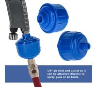 Fegtrtyoa Disposable Mini Air Water Filters Plastic Disposable Filters Whirlwind Air Line Filter Red Paint Filter 5pcs