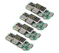 Fegtrtyoa Dual USB 5V 2.4A 4pcs 18650 Charging Board Mobile Power Bank Module 18650 Lithium Battery Charger Board