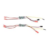 Fegtrtyoa Dual Way Bidirectional Brushed Esc 2s-3s Lipo 5a Esc Speed Control for Rc Model Boat/Tank 130 180 Brushed Motor,2PCS