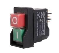 Fegtrtyoa Emergency Stop Switch - Waterproof Safe Switch KJD17Electromagnetic Switch Motor Protection Switch 6 Pin 250V 16A