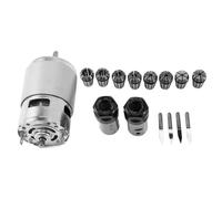 Fegtrtyoa Extension Rod ER11 Included with 775 DC Motor Ball Bearing Spindle Eight-Piece Engraving Tool Set