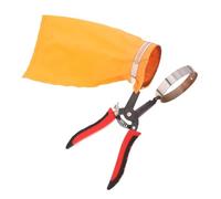 Fegtrtyoa Fig Picker Tool Fruit Grabber Reacher Tool Fruit Picker Rake for Leaves Fruit Tree Picker Tool Berry Bucket Fruit Bucket