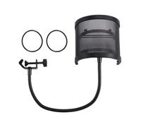 Fegtrtyoa Flexible Wind Screen Sound Filter for Studio Microphone with Gooseneck Mic Shield for Speaking Recording Accessories