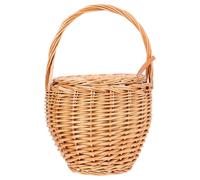Fegtrtyoa Flower Girl Basket Wicker Picnic Basket Wicker Baskets with Handles Small Basket with Handle Small Wicker Basket