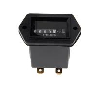 Fegtrtyoa For Boat for Auto ATV UTV Snowmobile Lawn Tractor Engine Gauge Tester Professional Round Hour Meter for DC 12V-36V