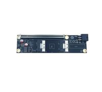 Fegtrtyoa For Graphics Video Card GPU Compatible 2 Port PCI-E 4.0 X16 to SlimSAS SFF-8654 Adapter Card GEN4 SFF-8654-8i SFF8654 Riser Card