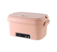 Fegtrtyoa For Outdoor Cordless Heated-Lunch Box 1.5L Rechargeable Auto-Schedule Food Heater for Adults Smart Hot Lunch Box B