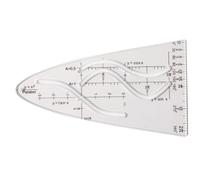 Fegtrtyoa for Students, Artists and Designers Parabolic Curves Template Ruler-Essential Tool for Complex Geometric Shapes