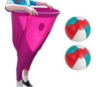 Fegtrtyoa Giant Granny Pants Yard Game Set Outdoor Tossing Fun Party Parent-Child Game for GroupsIdeal Parties Family Gatherings Red