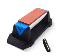 Fegtrtyoa Grade Knife Sharpening Stone Kit, Whetstone 3-Sided Grit 400/1000/3000, with Angle Guide