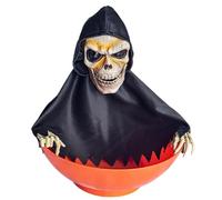 Fegtrtyoa Halloween Candy Bowl Candy Dish with Motion Halloween Candy Bowl Ghost Fruit Bowls with Light Up Eyes and Creepy Sound E