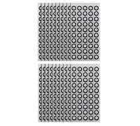 Fegtrtyoa Hand-Held 3D Scanner 1000 Points 3D Scanning Marks Reflecting the Target Point Inside 6 Outside 10mm Reflective