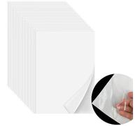 Fegtrtyoa Heavy Weight Double-Sided Heat Melt Sheets 30PCS, A4 Size Iron-on Adhesive Sheets