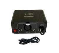 Fegtrtyoa High Gain Microphone Preamp Portable 48V Phantom Power XLR Output Mic Preamplifier for Dynamic& Condenser Microphones