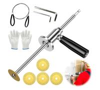 Fegtrtyoa Inside for PVC Pipe Cutting Tool with Adjustable Depth Gauge, PVC Cutter Set Includes 5PCS Replacement Blades, Internal Pipe Cutter