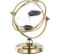 Fegtrtyoa Large Metal Hourglass Sand Timer 60 Minutes, 720° Rotating Timer for Office Desk Home Gifts A