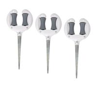 Fegtrtyoa Lawn Hose Guide Nails 3PCS Garden Hose Guide Top Roller Soft Water Pipe Positioning Pointed Head Spikes Holder