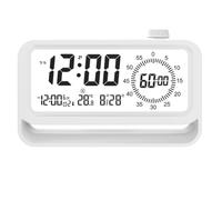 Fegtrtyoa LED Time Reminder Digital Clock with Dial for Teaching and Time Management A