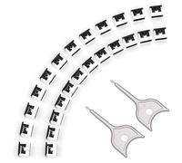 Fegtrtyoa Metal Port Lock Blocker Anti-Theft Data Security Port Lock Blocker with 2 Keys for PC/Laptop 24PCS