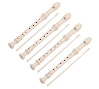 Fegtrtyoa Milky ABS Recorder 8-Hole Treble 8-Hole Children'S Entry-Level Flute Instrument for Beginners