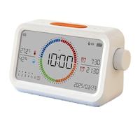 Fegtrtyoa Multi-Function Thermohygrometer Clock Indoor Temperature and Humidity Meter Sensor Smart Temperature