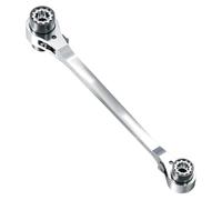 Fegtrtyoa Multifunctional Ratchet Wrench with Bi-Directional Rotation, Quick and Labor-Saving Rust Proof Tool Easy to Use