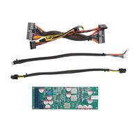 Fegtrtyoa New 200W 24pin ATX Wide Voltage 12V DC to ATX Mini PC Host Power Supply Module Silent Fanless Design