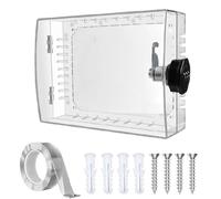 Fegtrtyoa New Thermostat with Password Lock Box Transparent Cover Home Security System for Smart Thermostats Lock Boxes